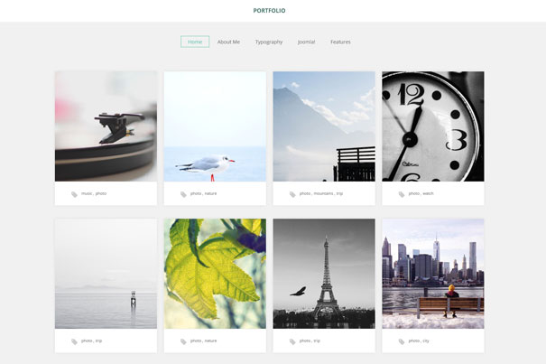 A FREE portfolio template for photographers 4
