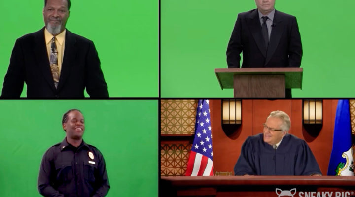 “Judge Jerry” TV series filmed in a “quarantine court”