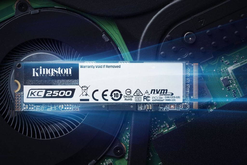 Kingston ships 2TB KC2500 NVMe PCIe SSD with encryption options