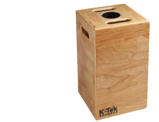 The K-Tek Boom Box doubles as an Apple Box
