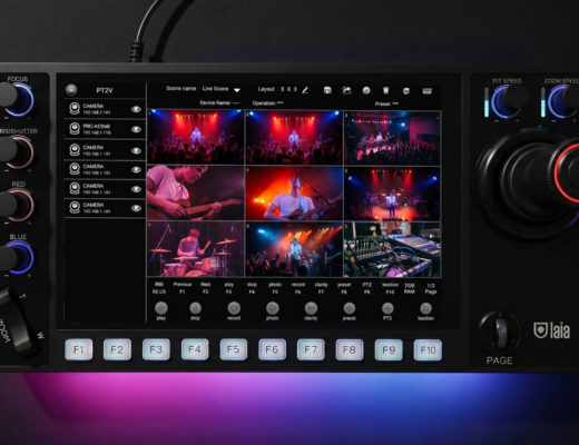 Laia t-Joy Touch: a new PTZ controller with a touch screen