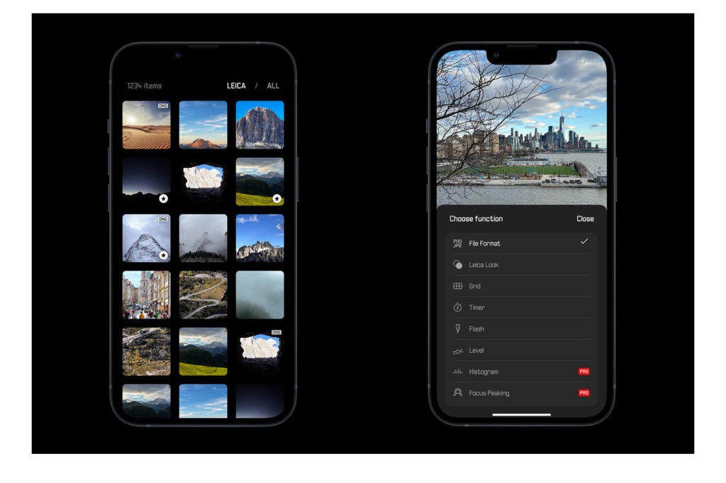 Leica LUX: a professional camera app for iPhone 1