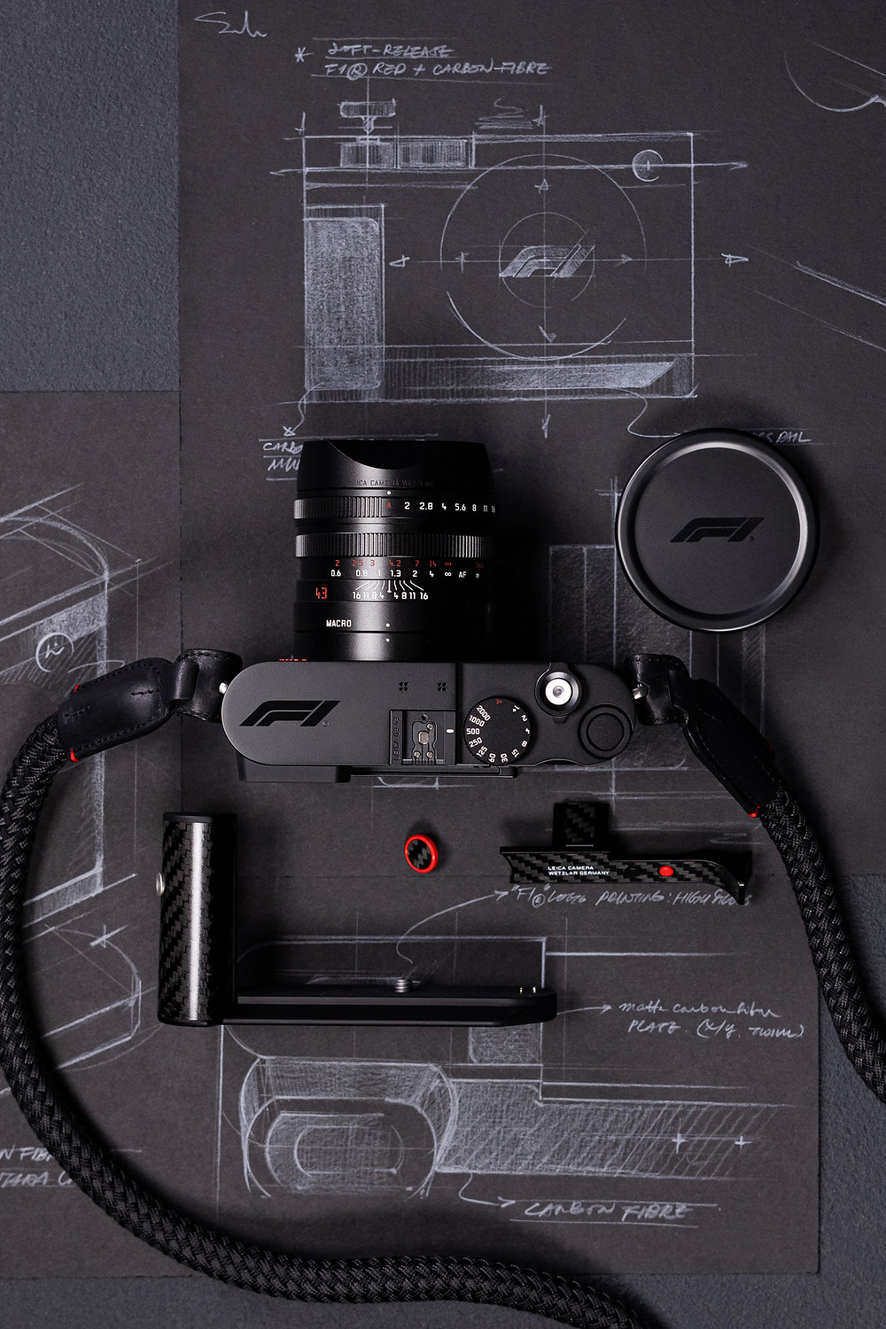 Leica Q3 43 Formula 1 Edition uses carbon fiber parts