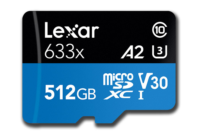 Lexar announces world’s largest A2 microSD card for smartphone filmmakers