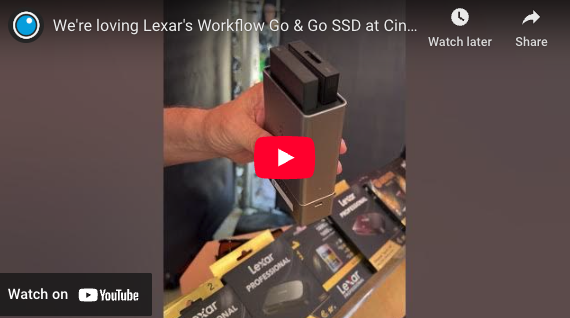 PVC at Cine Gear: Streamline Your Production with Lexar Workflow Go SSD and Armor Gold SDXC UHS-II Card 1