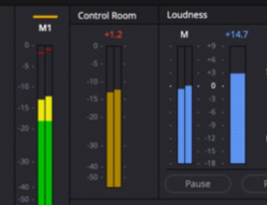 DaVinci Resolve 16 adds LUFS audio loudness standards + linear features. 2