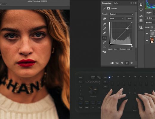 Loupedeck+ integrates with Photoshop