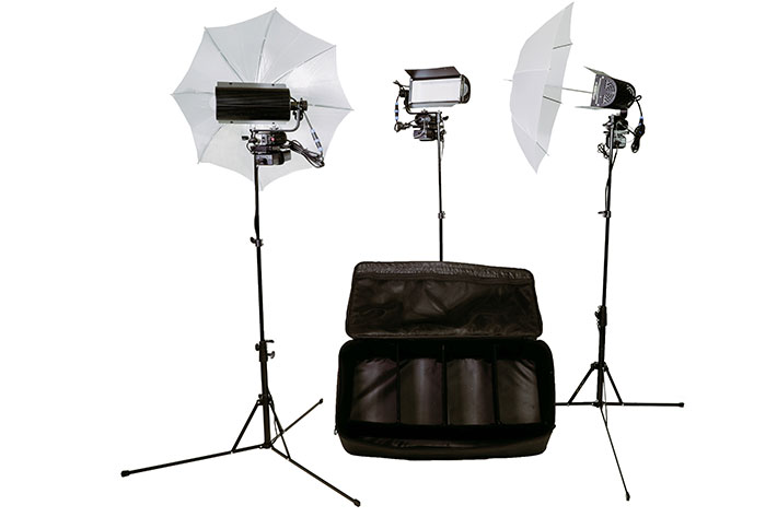 ota LED Production Kit: an always ready location lighting kit