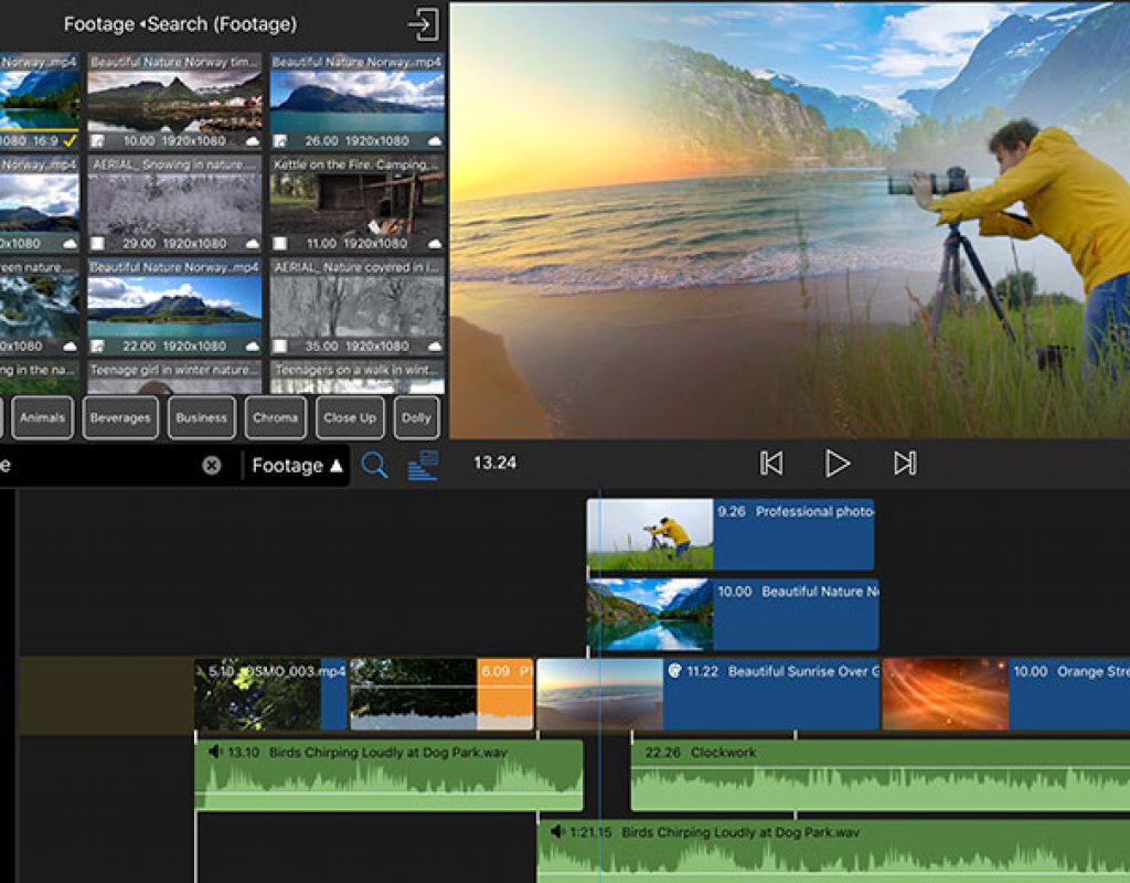 LumaFusion: new features and Storyblocks integration at IBC 2018