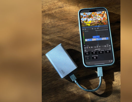 LumaFusion supports external drive editing  on iPhone 15