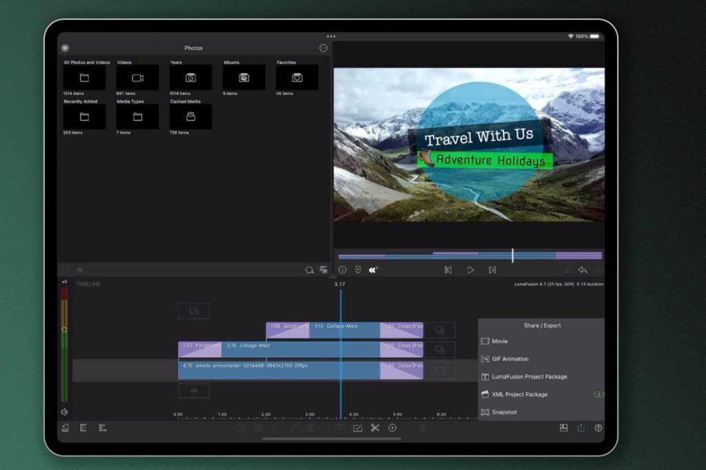 LumaFusion now supports animated GIF import and export
