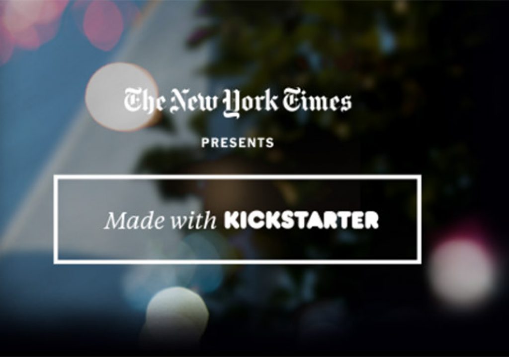 New York Times Shows Documentaries Made With Kickstarter 1