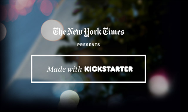 New York Times Shows Documentaries Made With Kickstarter 1