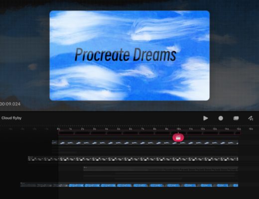 The Procreate Dreams main UI