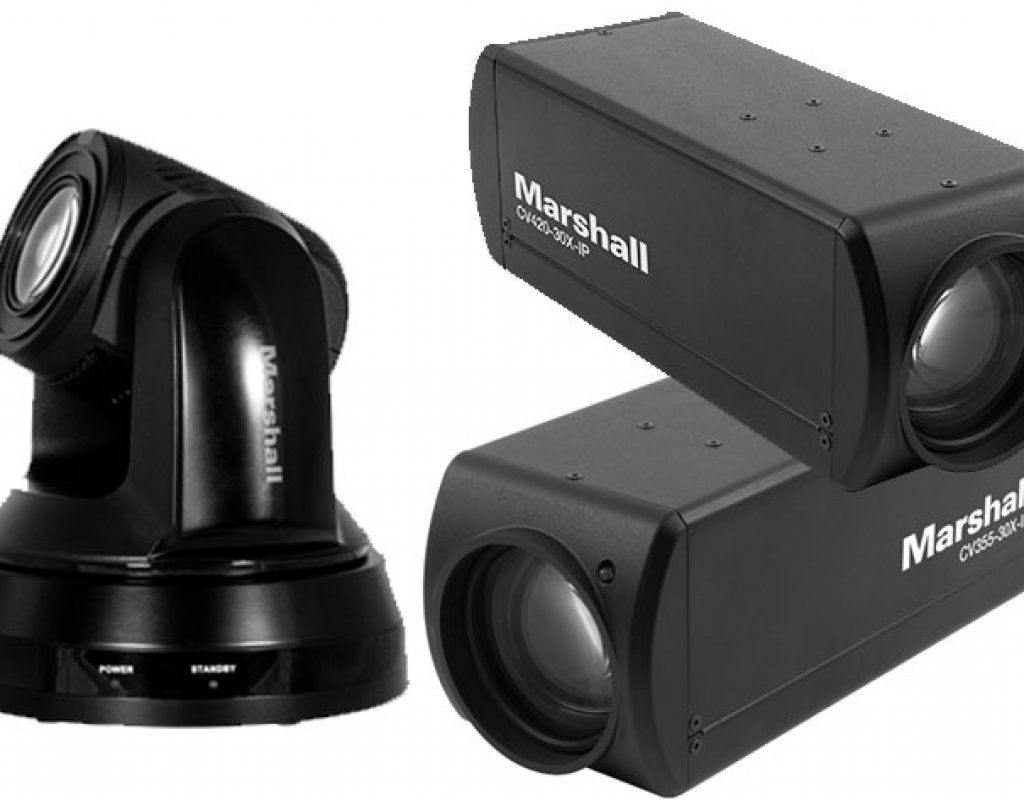 Marshall Electronics: four new IP cameras for broadcast production