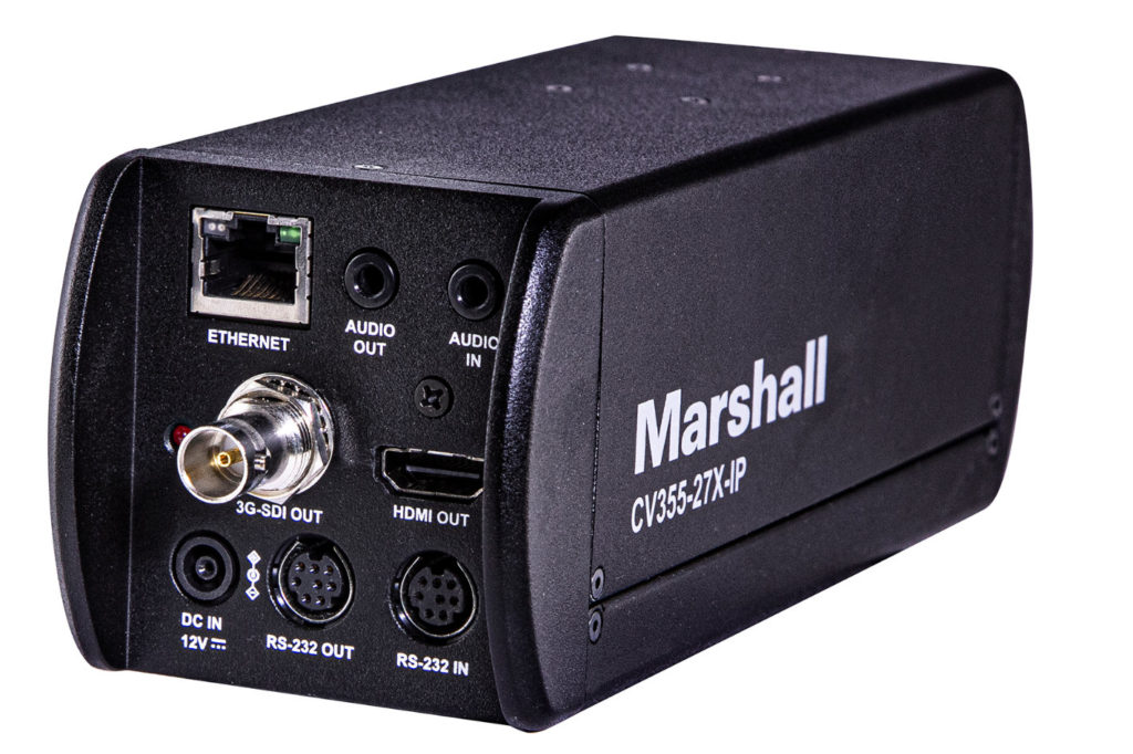 New Marshall CV355-27X-IP camera with 27x optical zoom