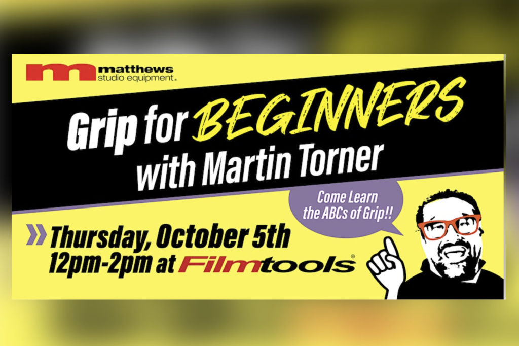 Grip for Beginners, a workshop at Filmtools!