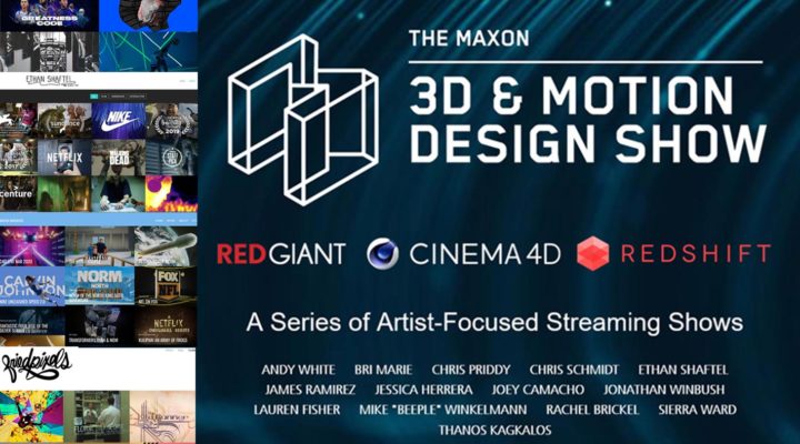Maxon: here is the October 3D Motion & Design Show lineup