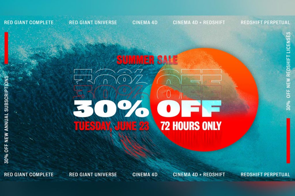 Maxon, Red Giant and Redshift: the blowout Summer Sale