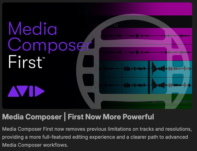 Avid Media Composer 2026.8 is now available 6