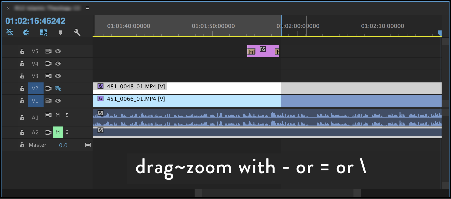 Premiere Quicktip: Zoom while dragging 2