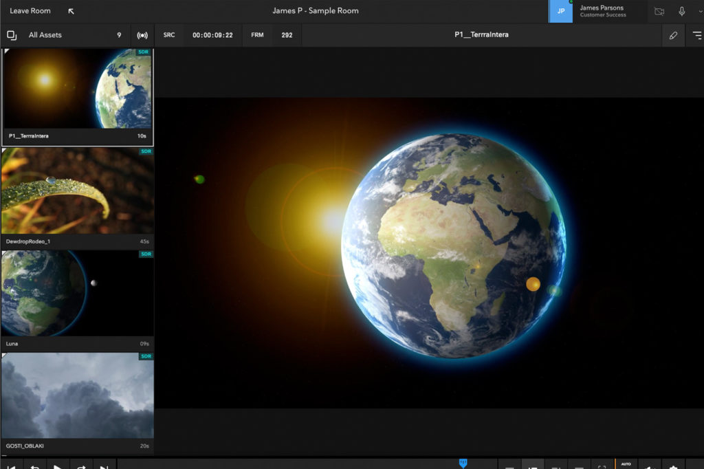 Moxion Rooms: a real-time camera-to-cloud collaboration solution