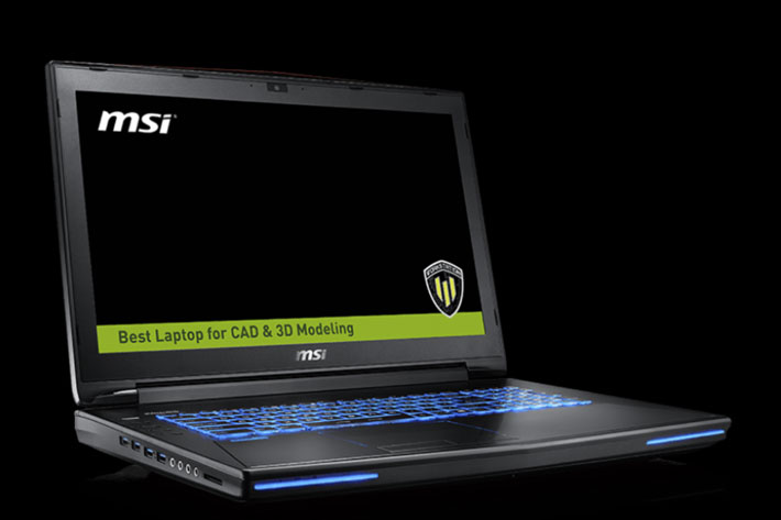 MSI WT72 mobile VR workstation