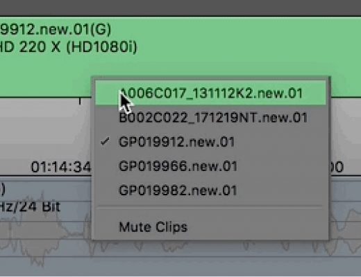 Day 5 #28daysofQuickTips 2018 - Mute Clips in the Media Composer timeline 12