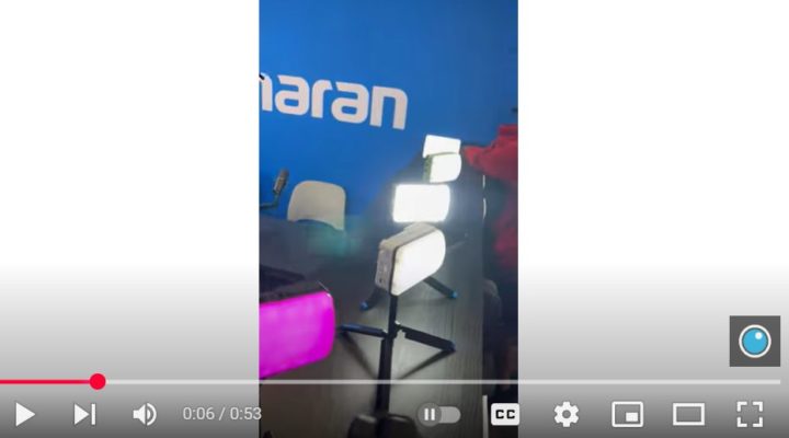PVC at NAB 2025: Compact but powerful lighting options from amaran 1