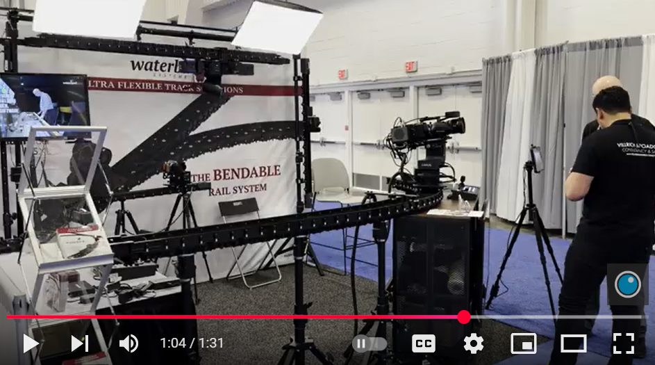 PVC at NAB 2025 - A look at the bendable rail system from Waterbird Systems 1