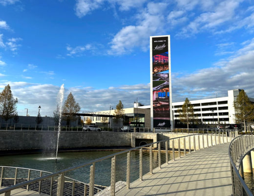 Atlanta has the largest freestanding LED screen in North America