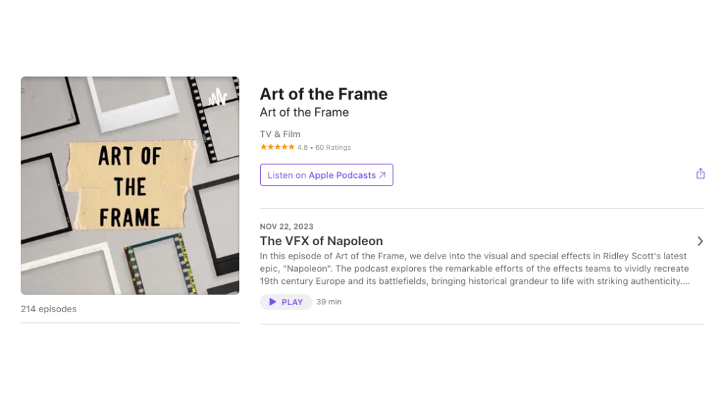 The Art of the Frame: An interview with the VFX team behind "Napoleon" 1