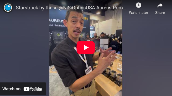 PVC at NAB 2025 - Starstruck by the AUREUS PRIME Lenses from NiSi Optics 1