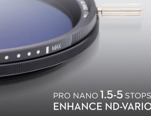 NiSi ND-Vario, a variable ND filter without the X
