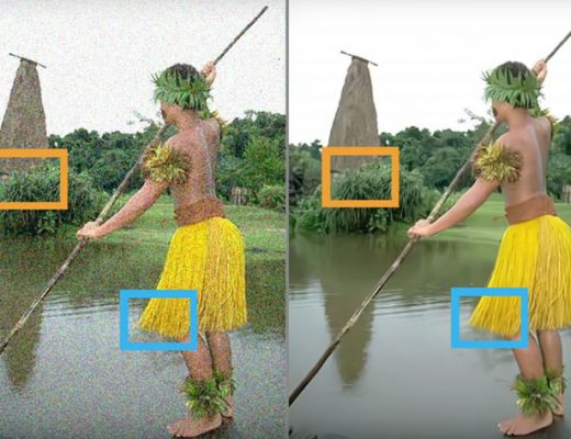 Artificial Intelligence used to remove noise from photos