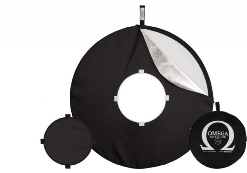 Omega Reflector 360: a foldable ring light