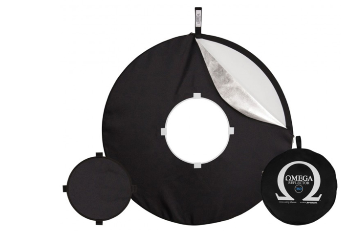 Omega Reflector 360: a foldable ring light