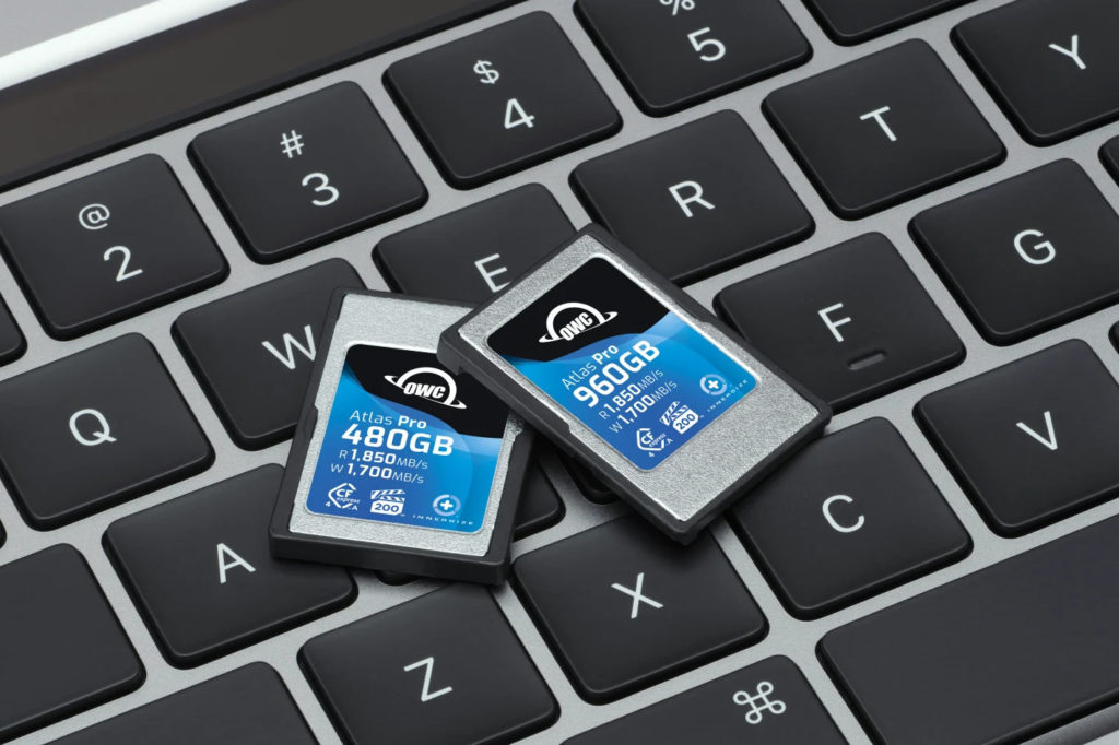 OWC: Atlas Pro CFexpress 4.0 Type A cards for Sony now available
