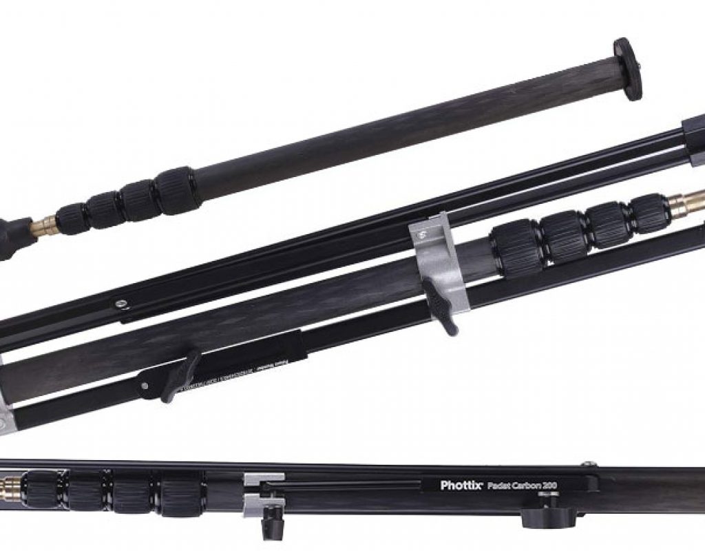 Phottix Padat Carbon 200: a light stand, monopod and boom