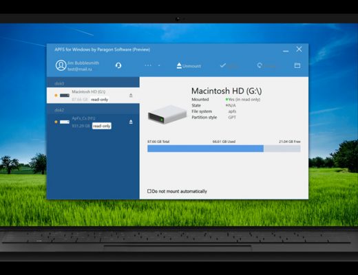 Access Apple’s APFS volumes on a Windows PC