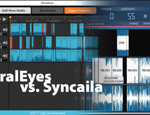Audio Waveform Sync Shootout: PluralEyes vs Syncaila 4