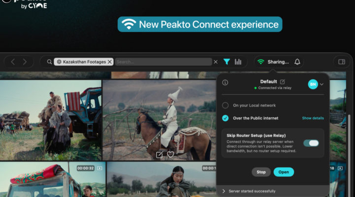 Peakto introduces Relay mode to simplify remote workflows