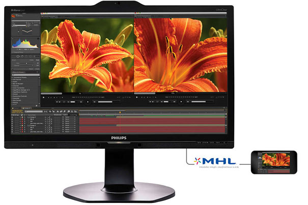 Philips: a new 4K UHD 23.8 inch monitor 2
