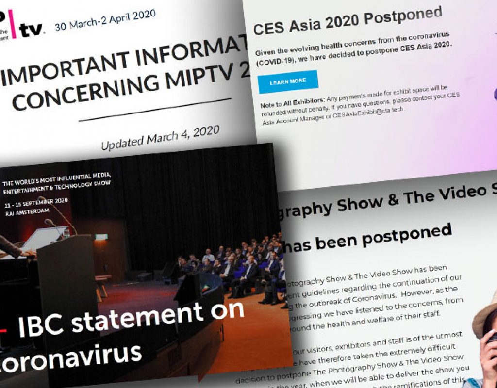 Worldwide events postponed or canceled due to coronavirus