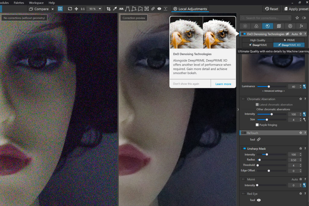 DxO Photo Labs 6: the silent battle for noise reduction