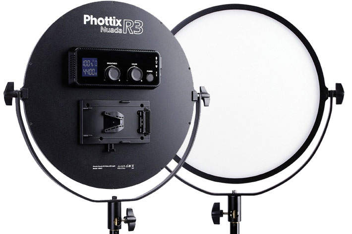 Phottix Nuada R3 a new Video LED for vloggers and product photographers