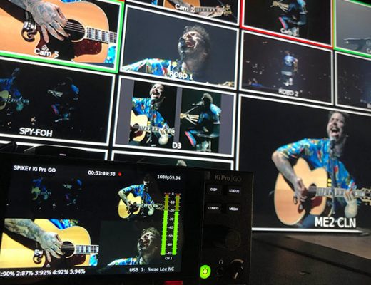 Post Malone concert tour recorded using Ki Pro GO and other AJA gear 8