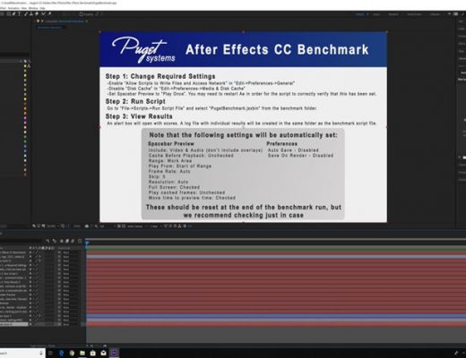 Test your PC or Mac for an optimal After Effects workflow Puget Systems