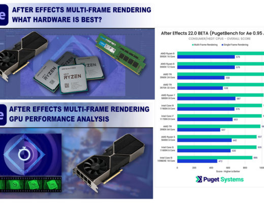 Puget Systems updates recommendations for After Effects