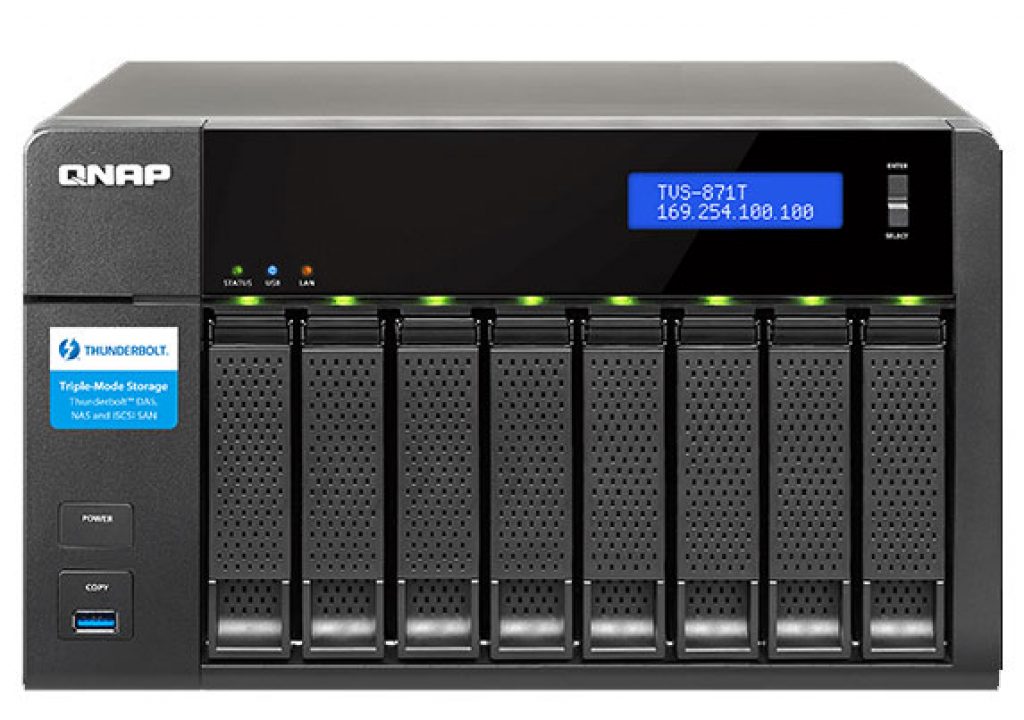 Thunderbolt 2 NAS with dual 10GbE ports 1